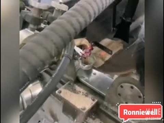 Μικρός σωλήνας μέσα σε διαμήκη ίδια και κυκλική συγκόλληση ραφής