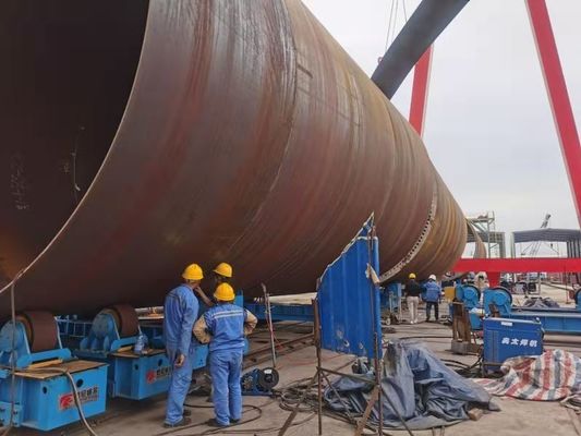 ρόλοι στροφής δεξαμενών 1000mm 200T για τον παράκτιο πύργο αέρα