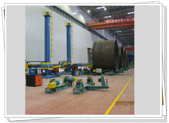 Αντι Rotator συγκόλλησης σωλήνων ερπυσμού 40t αυτόματο λαστιχένιο μπουλόνι ροδών διευθετήσιμο