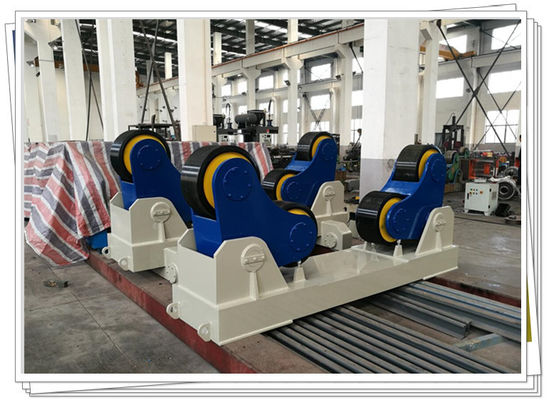 Rotator ευθυγράμμισης κυλίνδρων στροφής συγκόλλησης CE ISO 100T SAR στάσιμη μόνη PU ρόδα