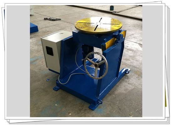 Χειρωνακτικός Positioner συγκόλλησης ταχύτητας 300kg κλίσης διευθετήσιμος περιστρεφόμενος έλεγχος πενταλιών ποδιών